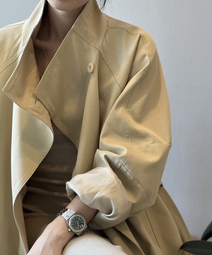 エフォートレスショートトレンチコート 2color A0639