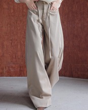 High waist wide Pants　T20326
