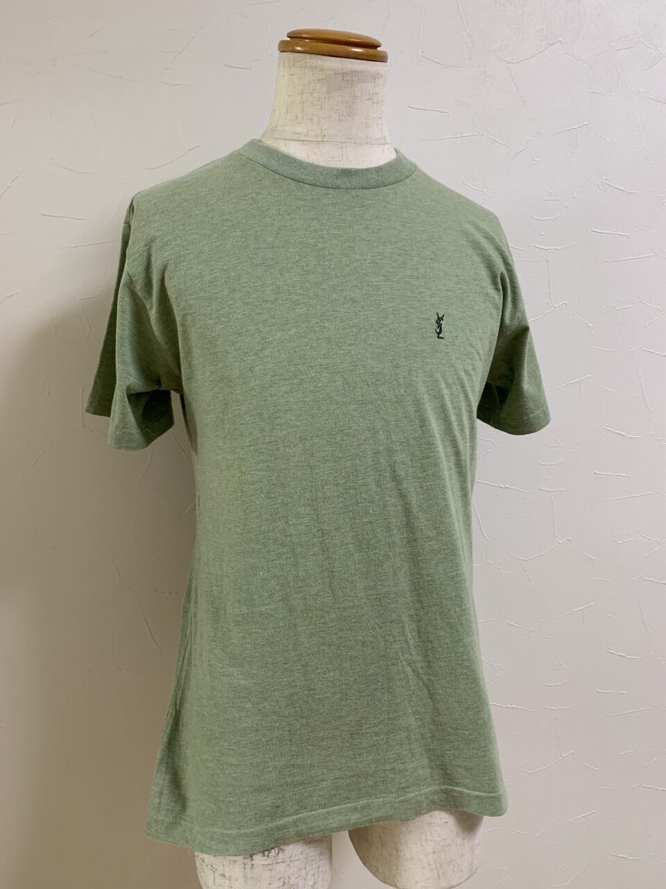 1990's Embroidery Design T-Shirt "YVES SAINT LAURENT"