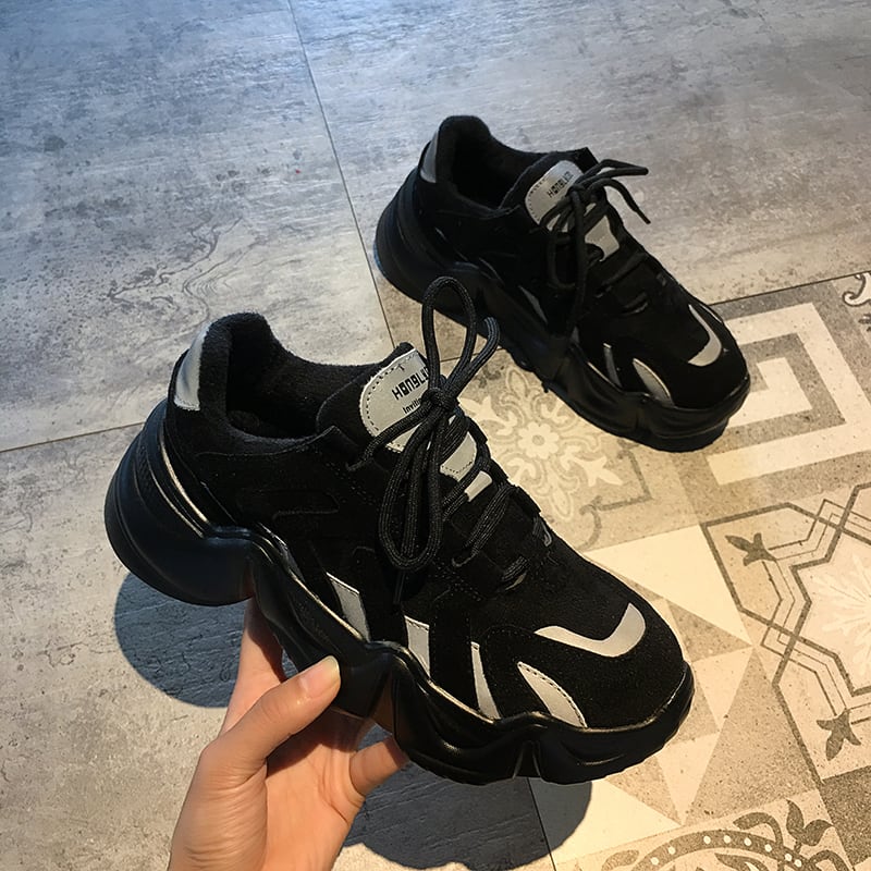 オータムウィンターカジュアル 靴 シューズ レース スニーカー 秋物 冬物 レースアップ フェイクシューズ5323981