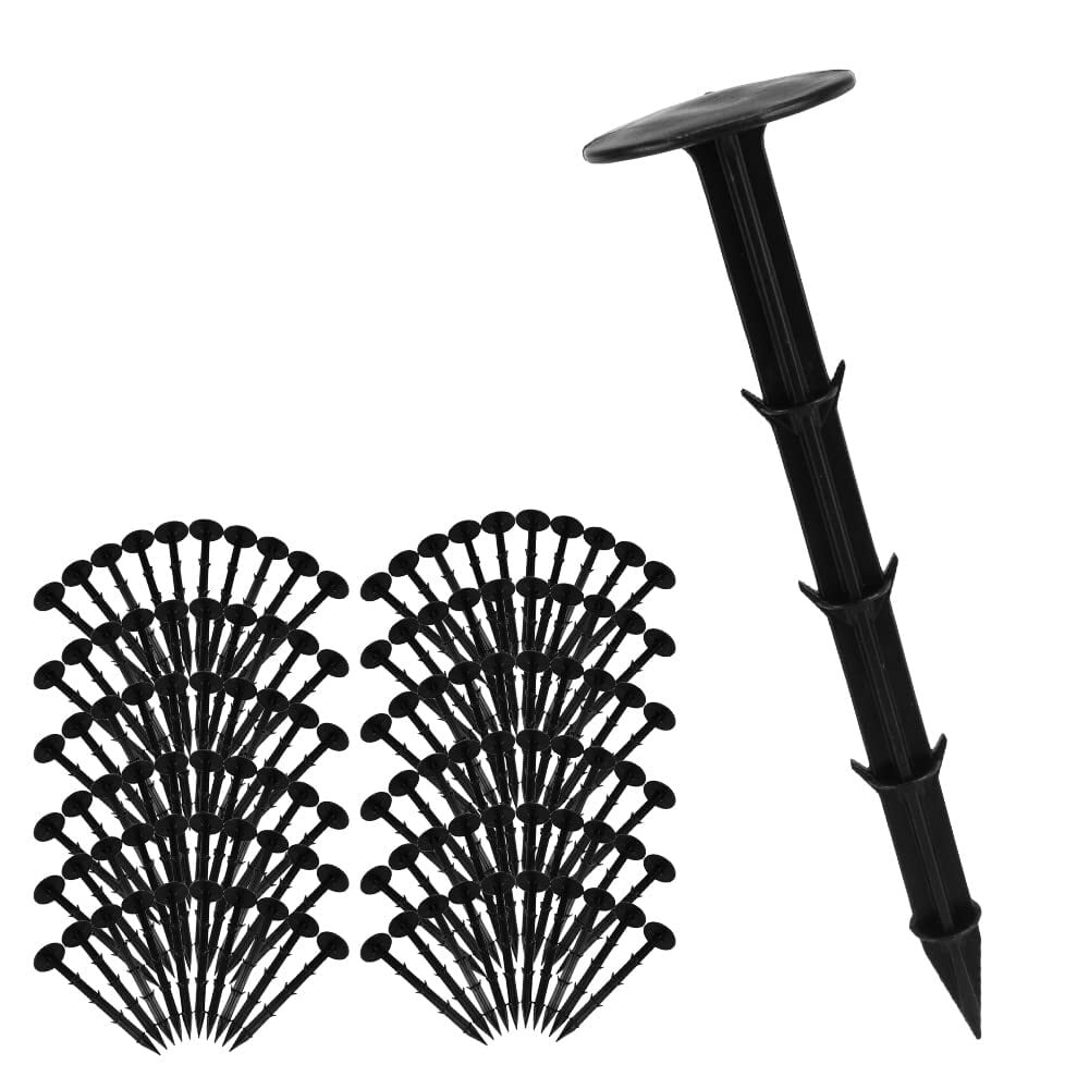 防草シート 固定ピン 120本入 押さえ 杭 大容量 軽量 錆びない 返し