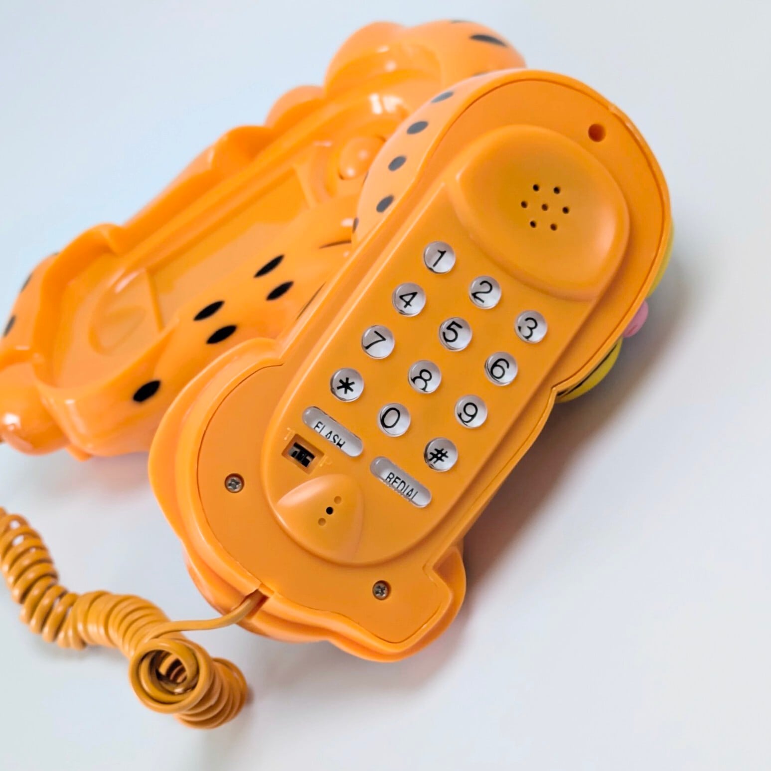 ☆ VINTAGE80' 90'☆【 Garfield ( ガーフィールド ) 】Garfield Telephone / 型番：HA8828(11)P/T / 電話機 〚アメリカン雑貨 アメトイ〛