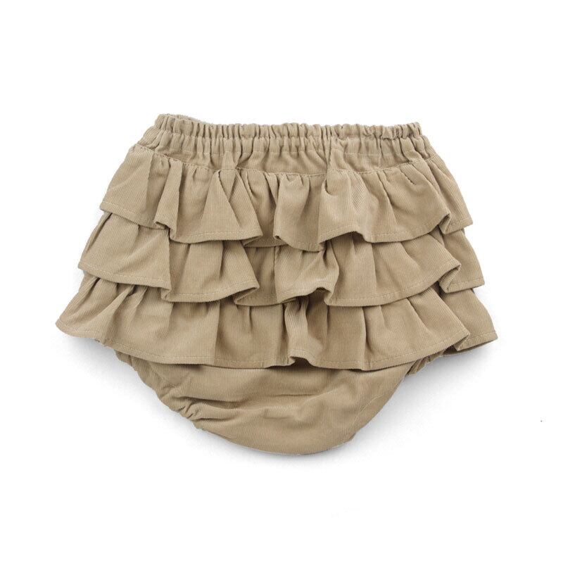 フリルパンツ コーデュロイ / ベージュ