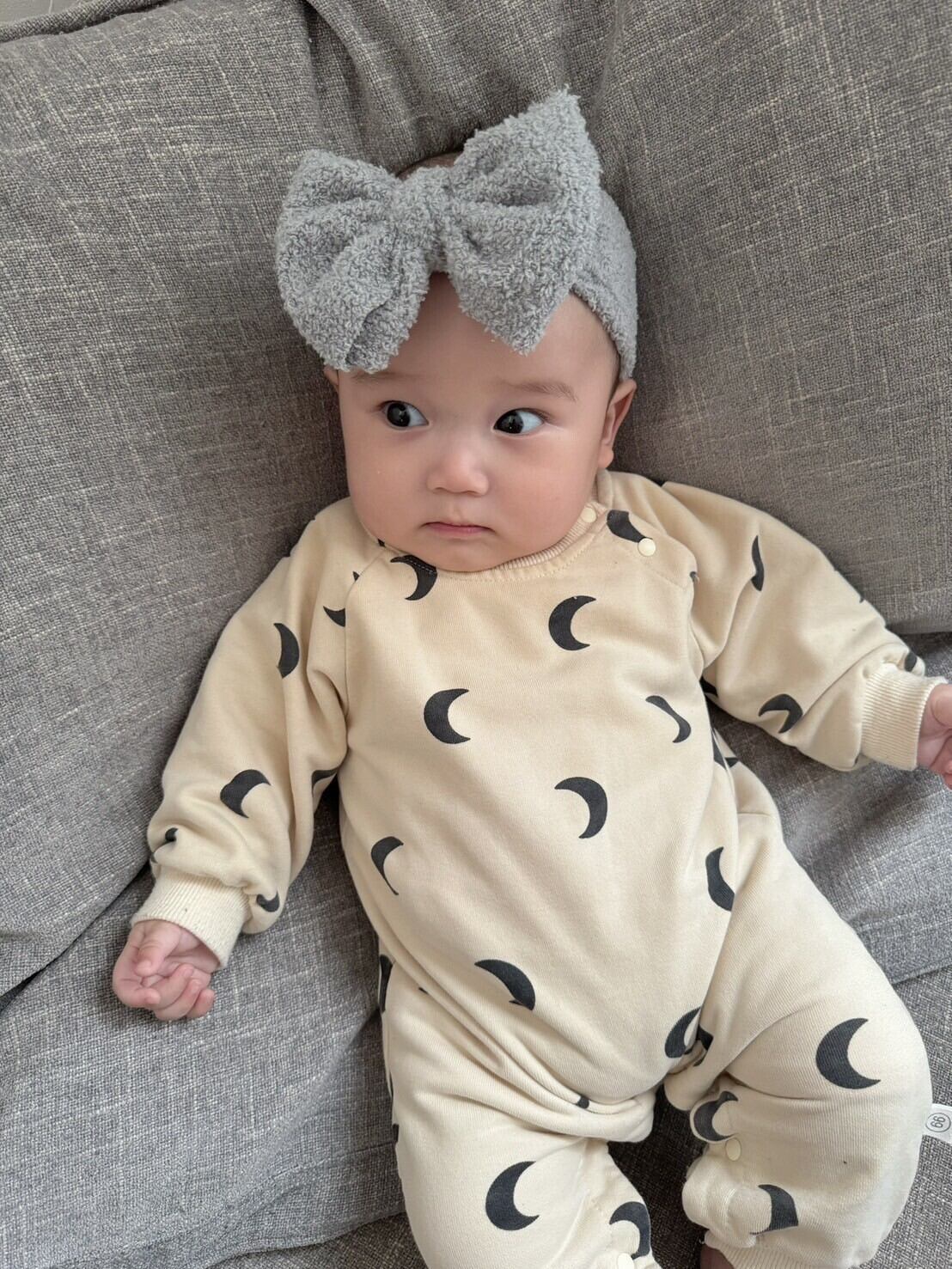 もこもこリボンヘアバンド