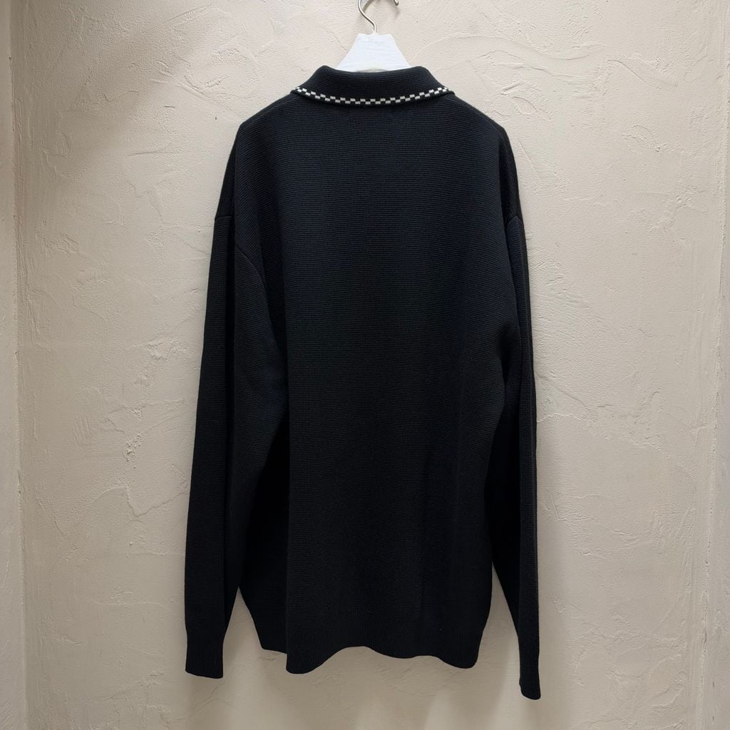 Supremeシュプリーム　ブラック ジップアップ スウェット Supreme シュプリーム 20AW Checkboard Zip Up Sweater ジップ