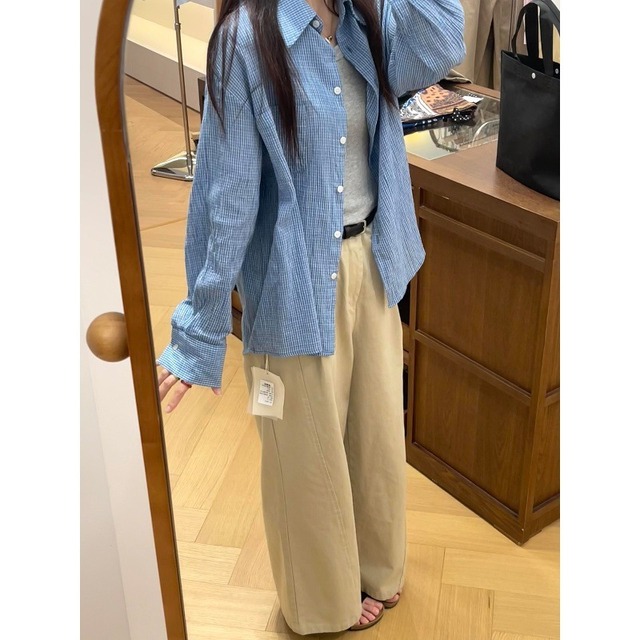 【パンツ】 チノパン レディース きれいめ おしゃれ ワイド ボトムス 春 夏 秋 冬 20代 30代 40代 50代 パンツ カジュアル 可愛い ライトカーキ ダークカーキ S M L
