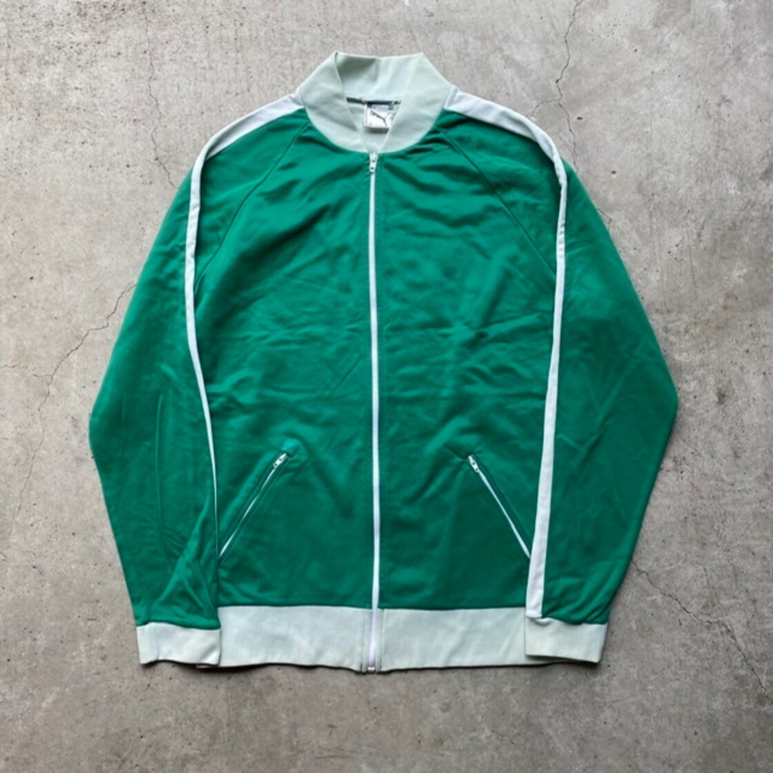 70年代 70s フランス製 目付き puma プーマ ATP型 ジャージ トラック  