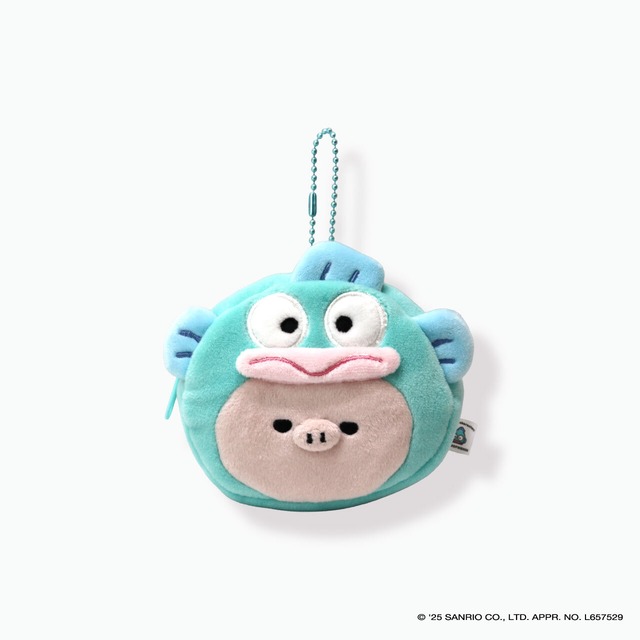 【mof】Sanrio characters x mofmofriends なかよしミニポーチチャーム HANGYODON×マイクロブタ / MFS005-4