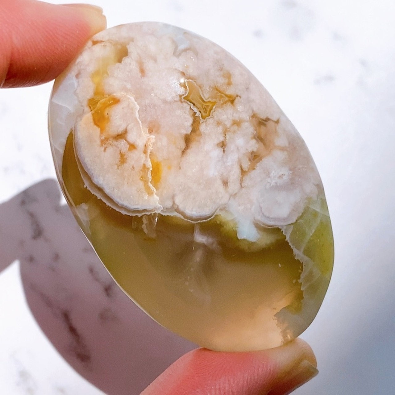 グリーンフラワーアゲートパーム