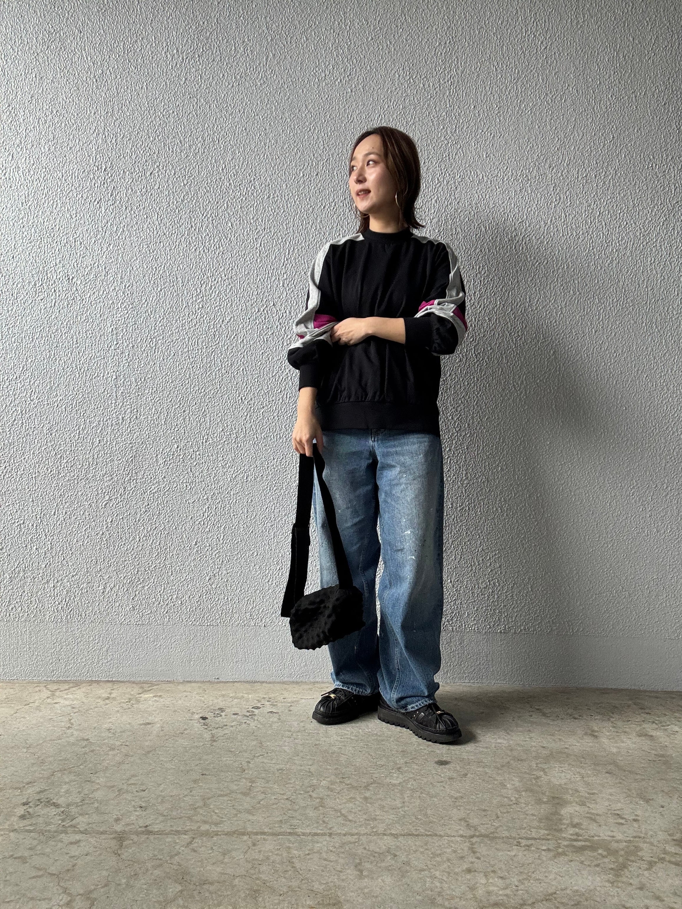 【DONA MARIE】ブロックカラー配色スウェット　145017