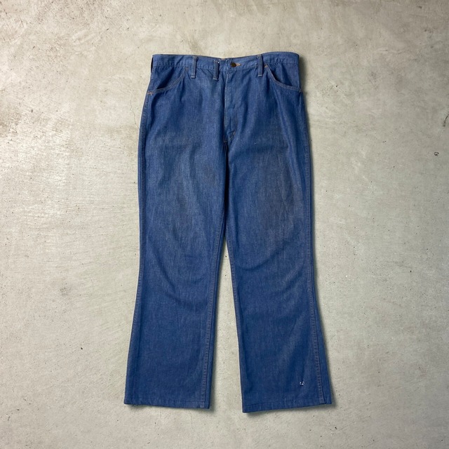 Wrangler 70年代 カナダ製 ヴィンテージ フレア デニムパンツ L 70年代 