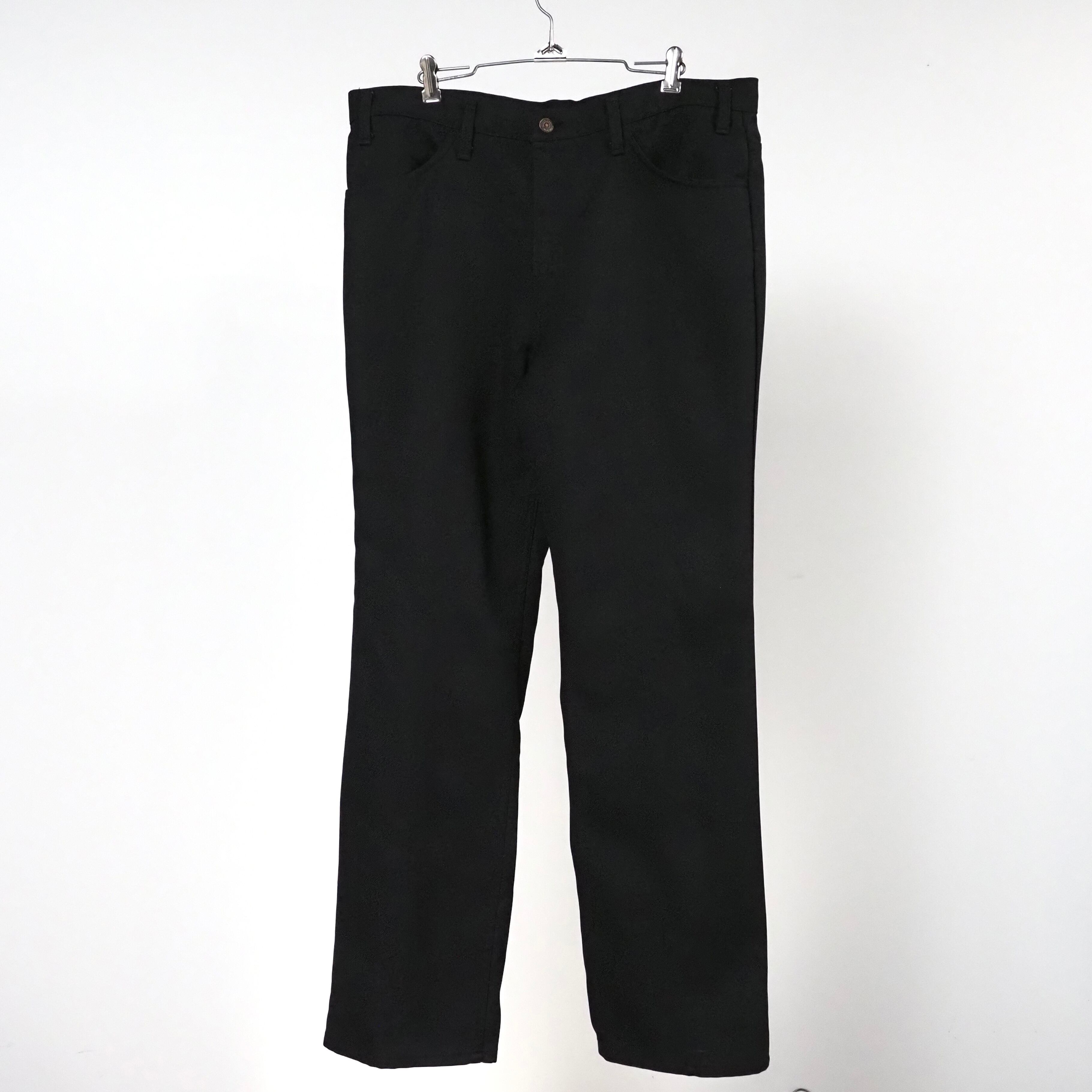 90's Levi's 517-6159 Black STA-PREST Slacks W38×L32 USA製 リーバイス スタプレ ブラック