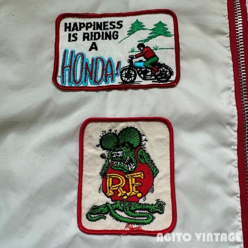 70's Don-Jac STP ナイロンレーシングジャケット ワッペン 70's Don-Jac STP ナイロンレーシングジャケット ワッペン