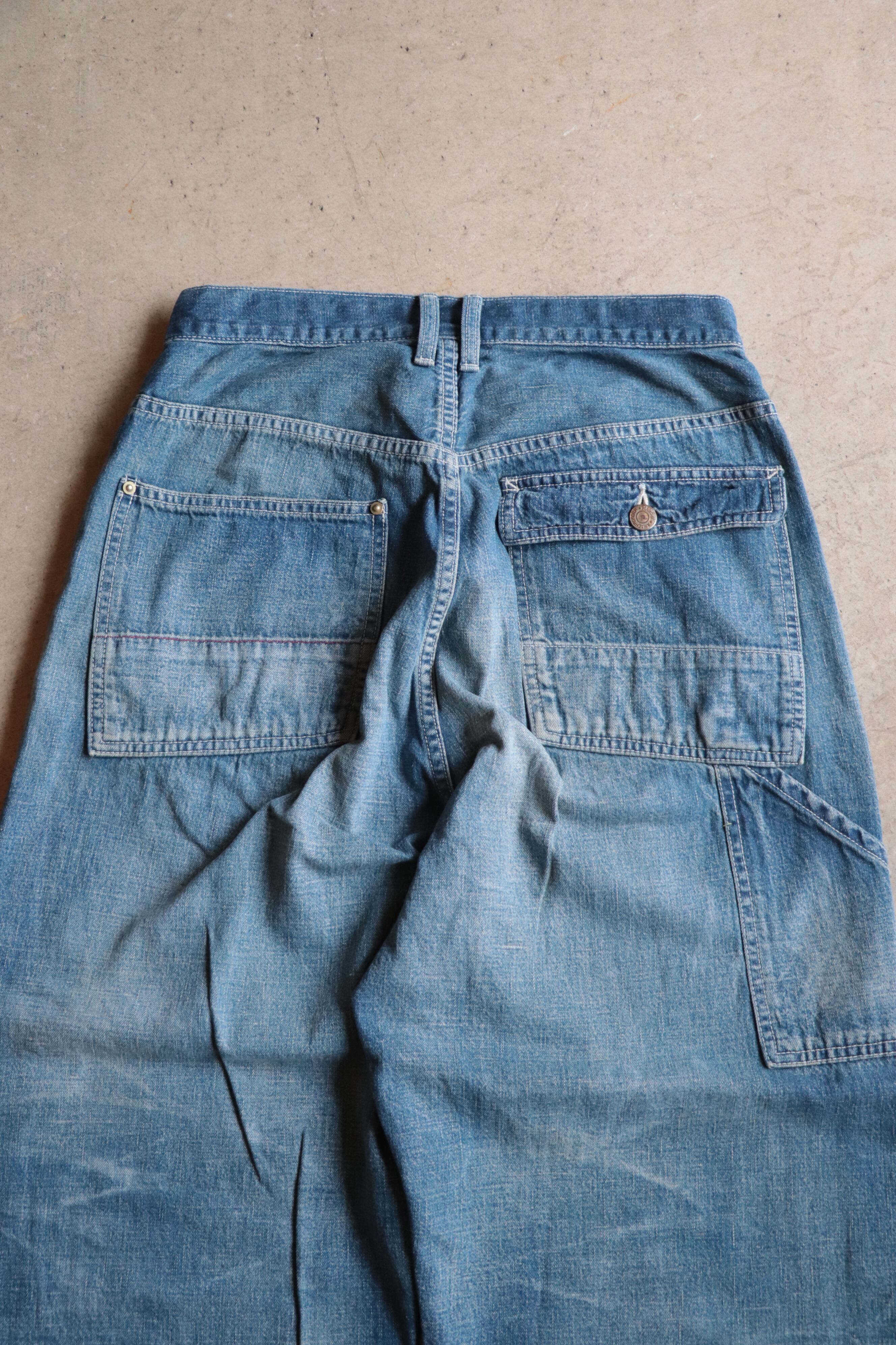 ANACHRONORM/アナクロノーム DOUBLE KNEE PAINTER PANTS TYPE-δ INDIGO
