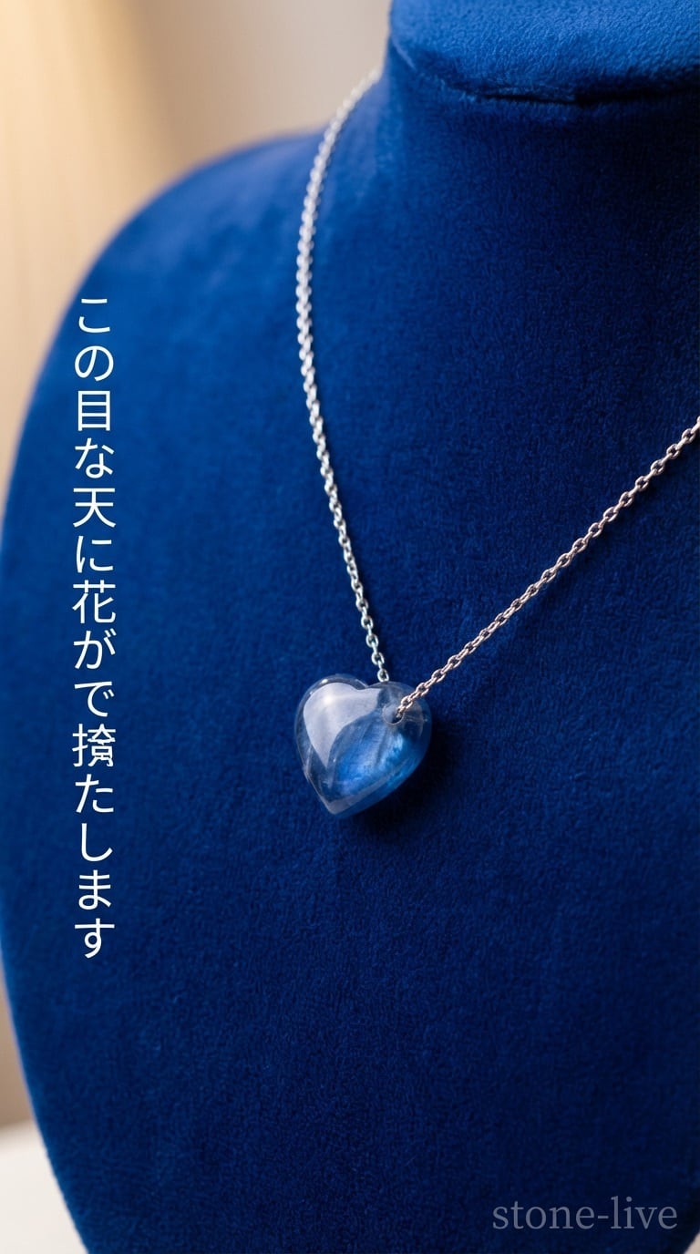 カイヤナイト ハート 10約㎜ 390円／粒 6粒から販売｜K0100 | stone-live