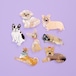 【Coucou Suzette  -Animals(Dogs) hair clip-】
