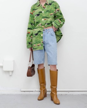 1990s Levi's - baggy denim shorts