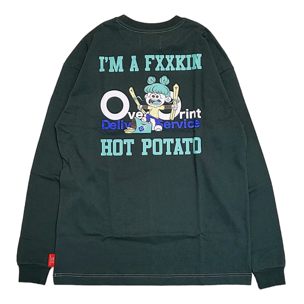 【over print】POTATO LS Tee