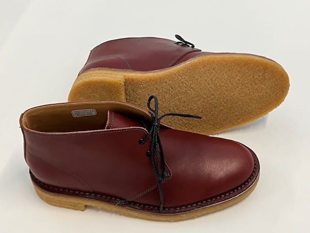 チ牛かわ いわて短角牛レザーチャッカーブーツ【茶】リーガルコーポレーション製