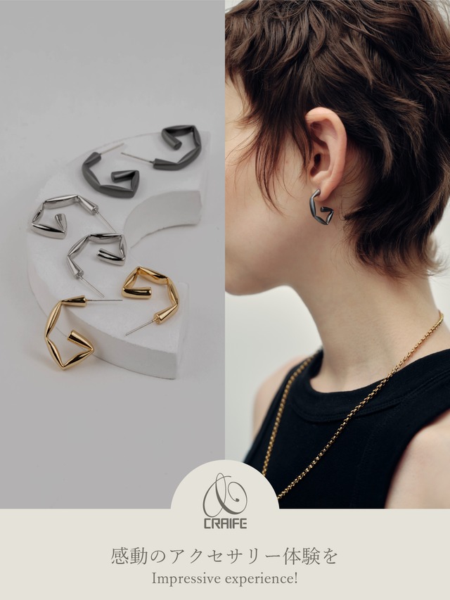 Pierce -Gold/Silver/Dark Gray-