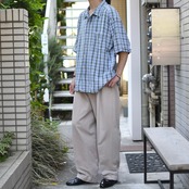 cotton madras check shirt