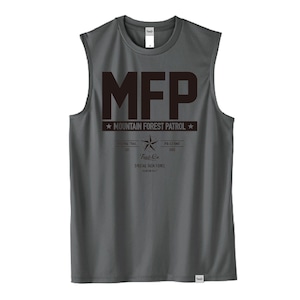 【在庫限りで販売終了】Sleeveless Shirt / MFP / Dark Gray