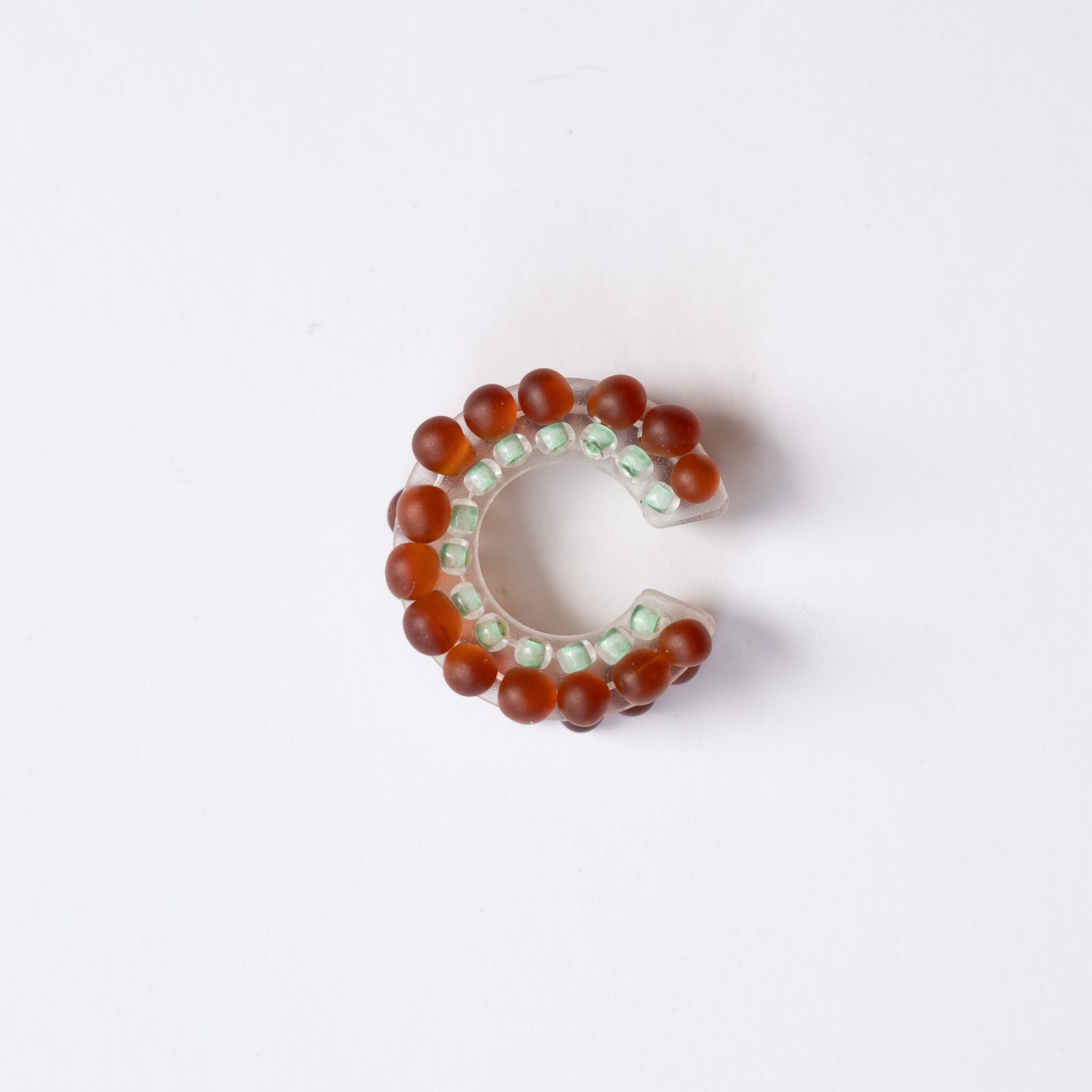 puzzle ring ear cuff [15]