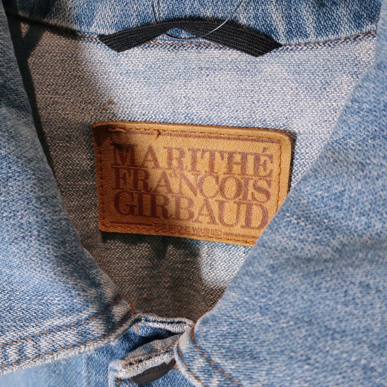 MARITHE FRANCOIS GIRBAUD ワッペンデニムジャケット ジルボー