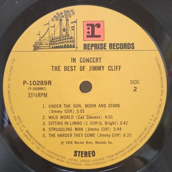 Jimmy Cliff / In Concert The Best Of [P-10289R] - 画像4