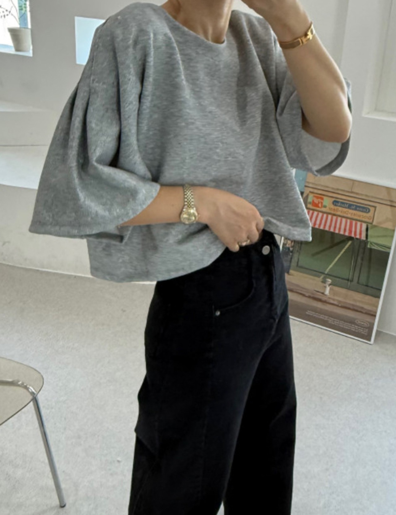 【25aw】Lovely Autumn Tops(肩パッド入り)_4colors