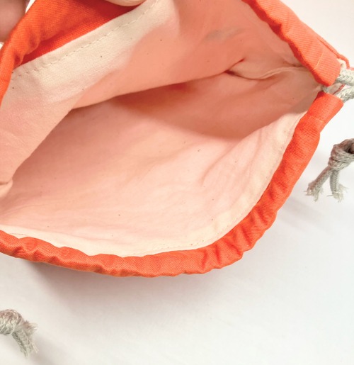 めんだこ　メンダコ　コップ袋　給食袋　巾着袋｜とりさん工房ーかわいいハンドメイドポーチ