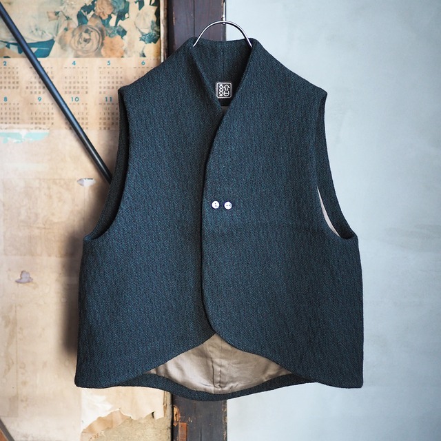 結-yui- / ユイ  CUTAWAY VEST / YV-003 forest
