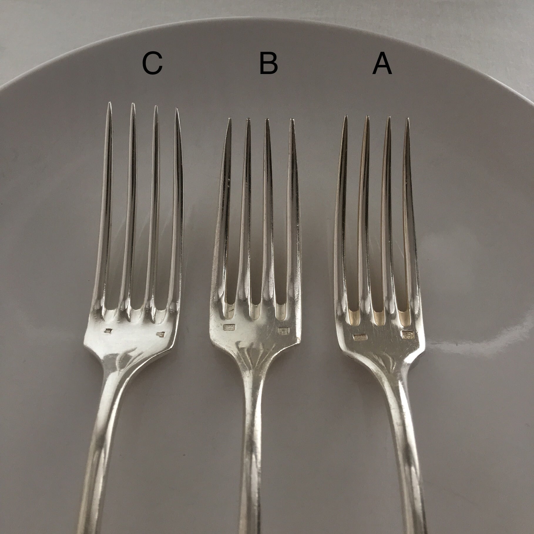 メタルブラン シルバー フォーク カトラリー フランス アンティーク