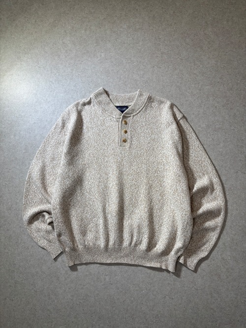90s LANDS’END cotton knit