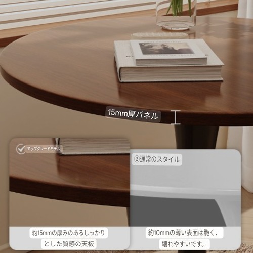 円形 ダイニングテーブル 一本脚 ペデスタルテーブル 丸テーブル カフェテーブル モダン 2人用 コンパクト おしゃれ 木製天板 金属脚 北欧風 ミッドセンチュリー