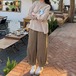 2色／裾タックコーデュロイパンツ ・12579