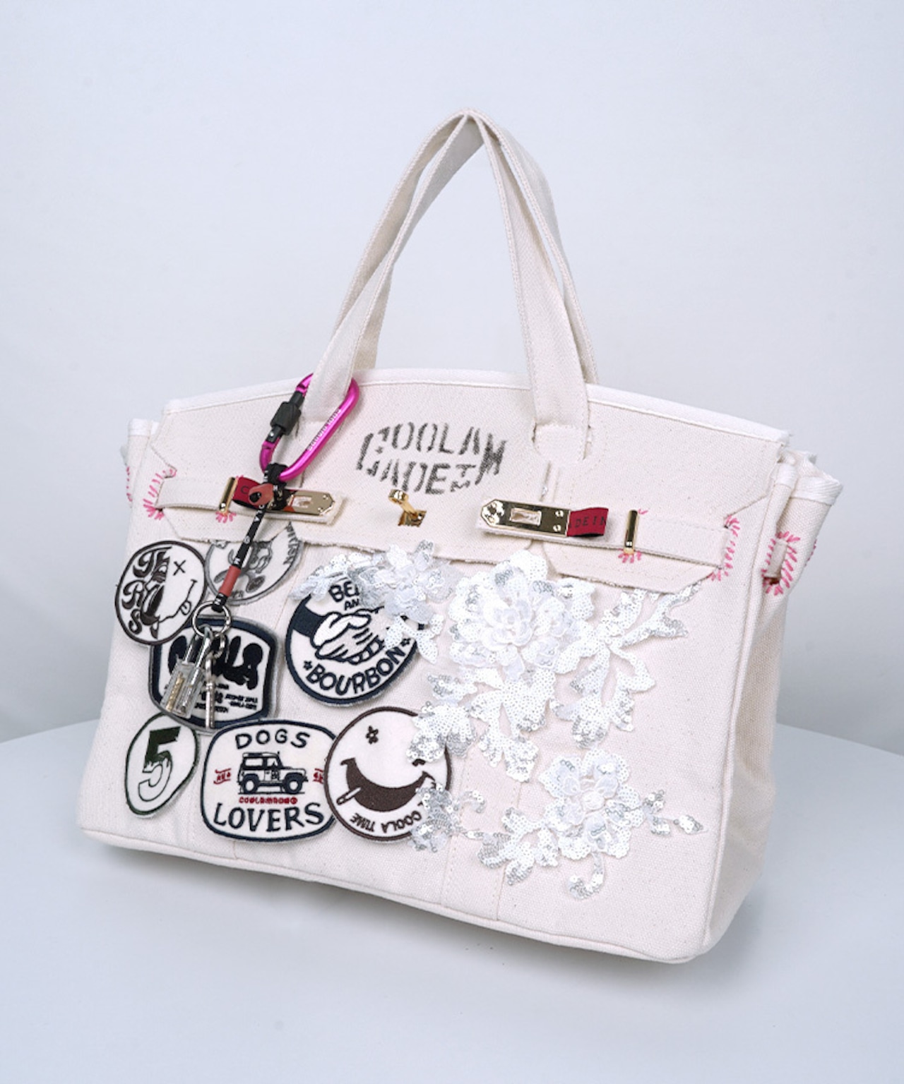 【直営限定ITEM】TYPE-H マルチワッペンターンロックハンドバッグ CQ-48507H
