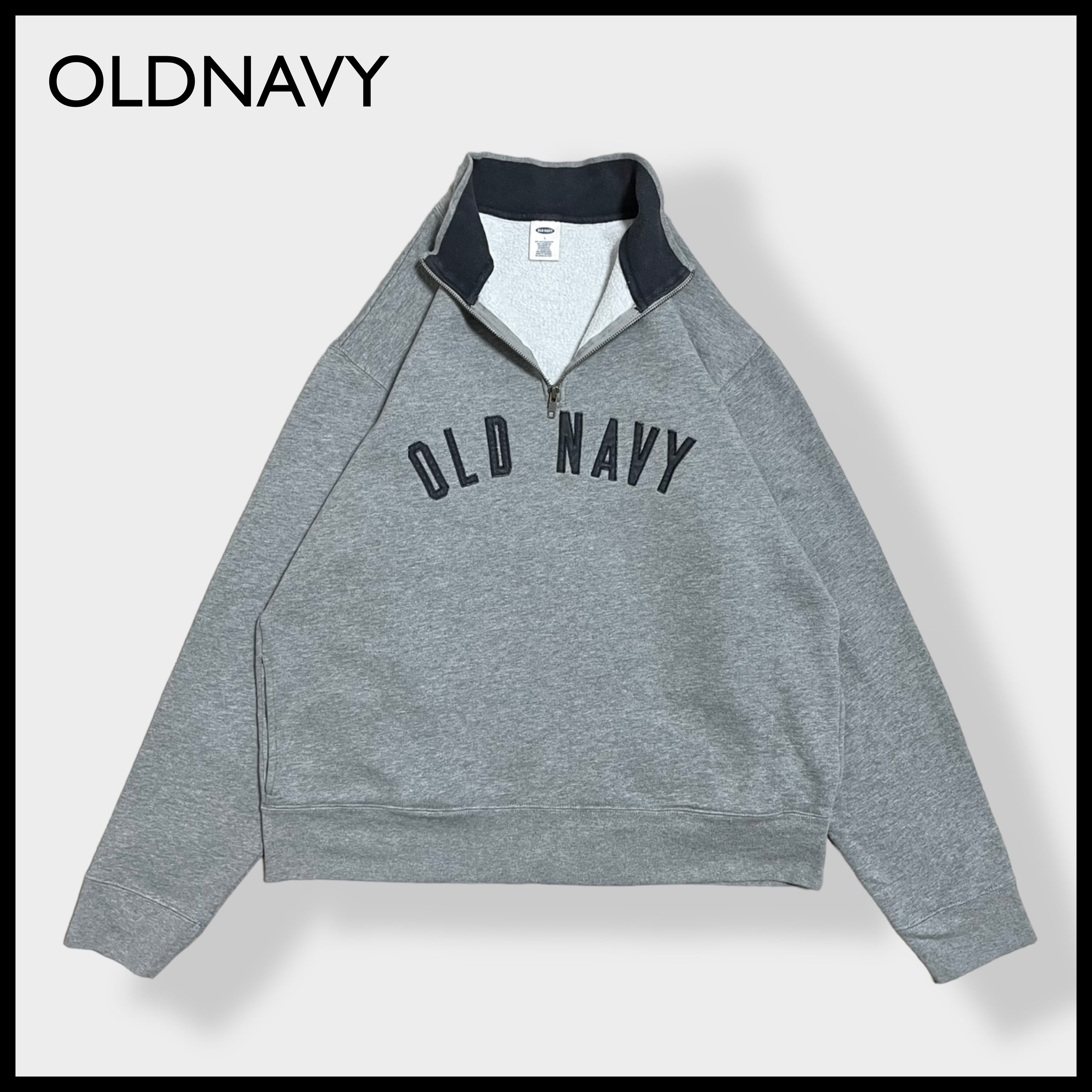 90s OLDNAVY オールドネイビー ハーフジップ ナイロン パーカー