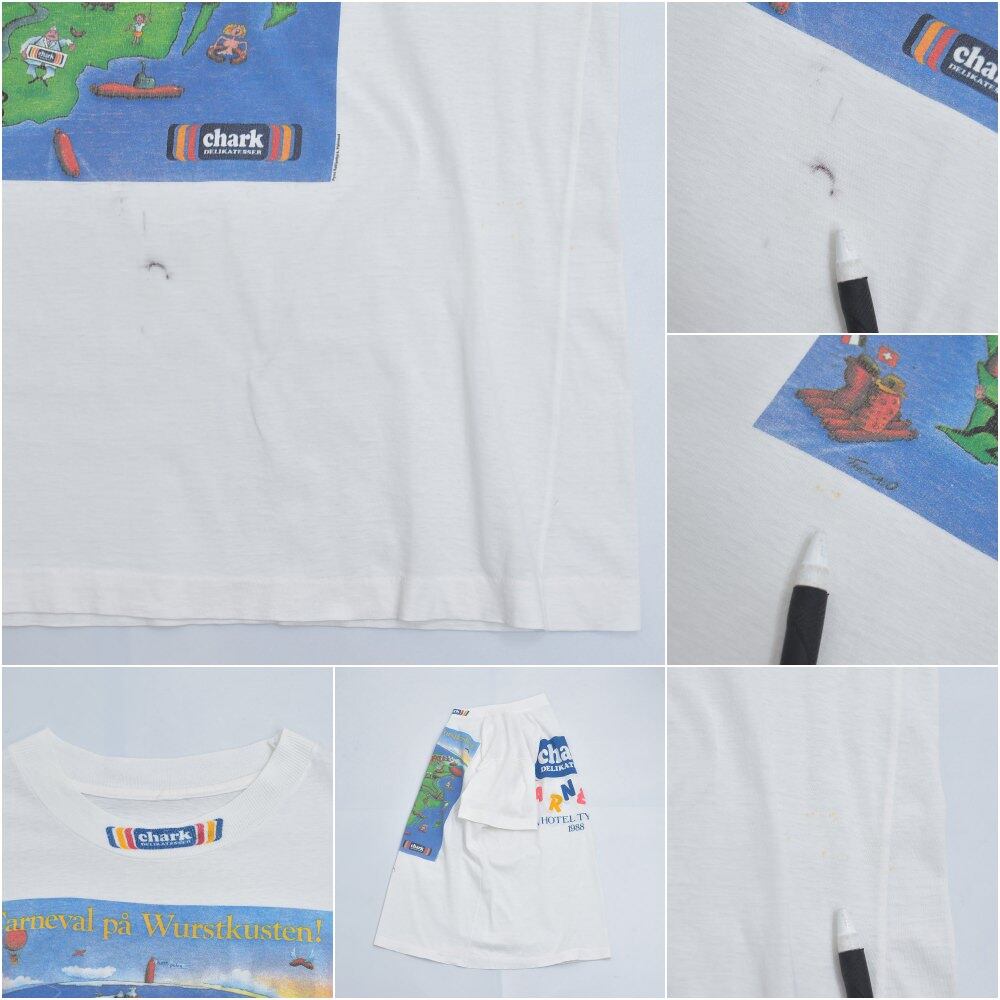 80s chark DELIKATESSER 北欧 ポップアート イラスト デザイン Tシャツ