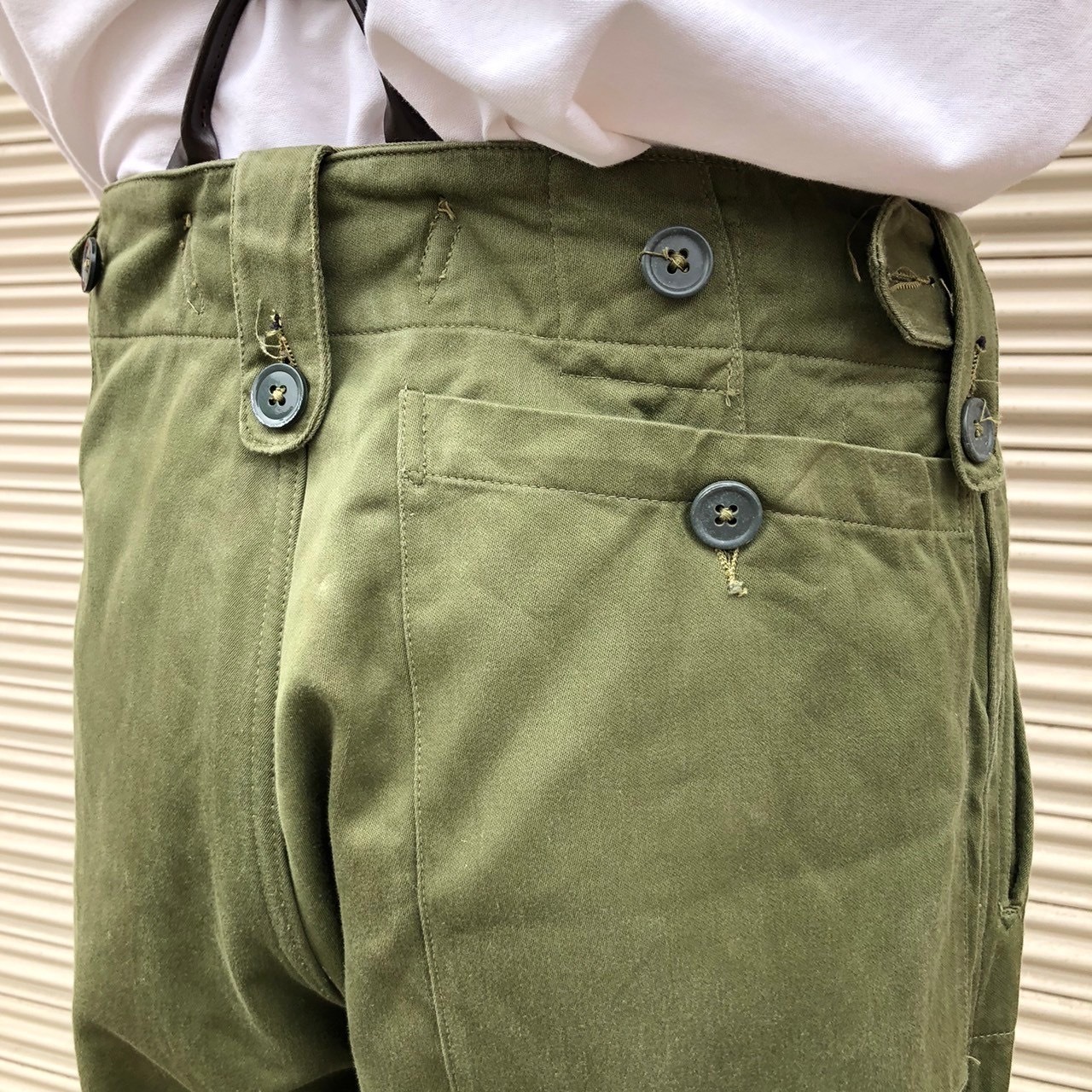 貴重 良品 1954年製 50s イギリス軍実物 P1960 コンバット トラウザー 