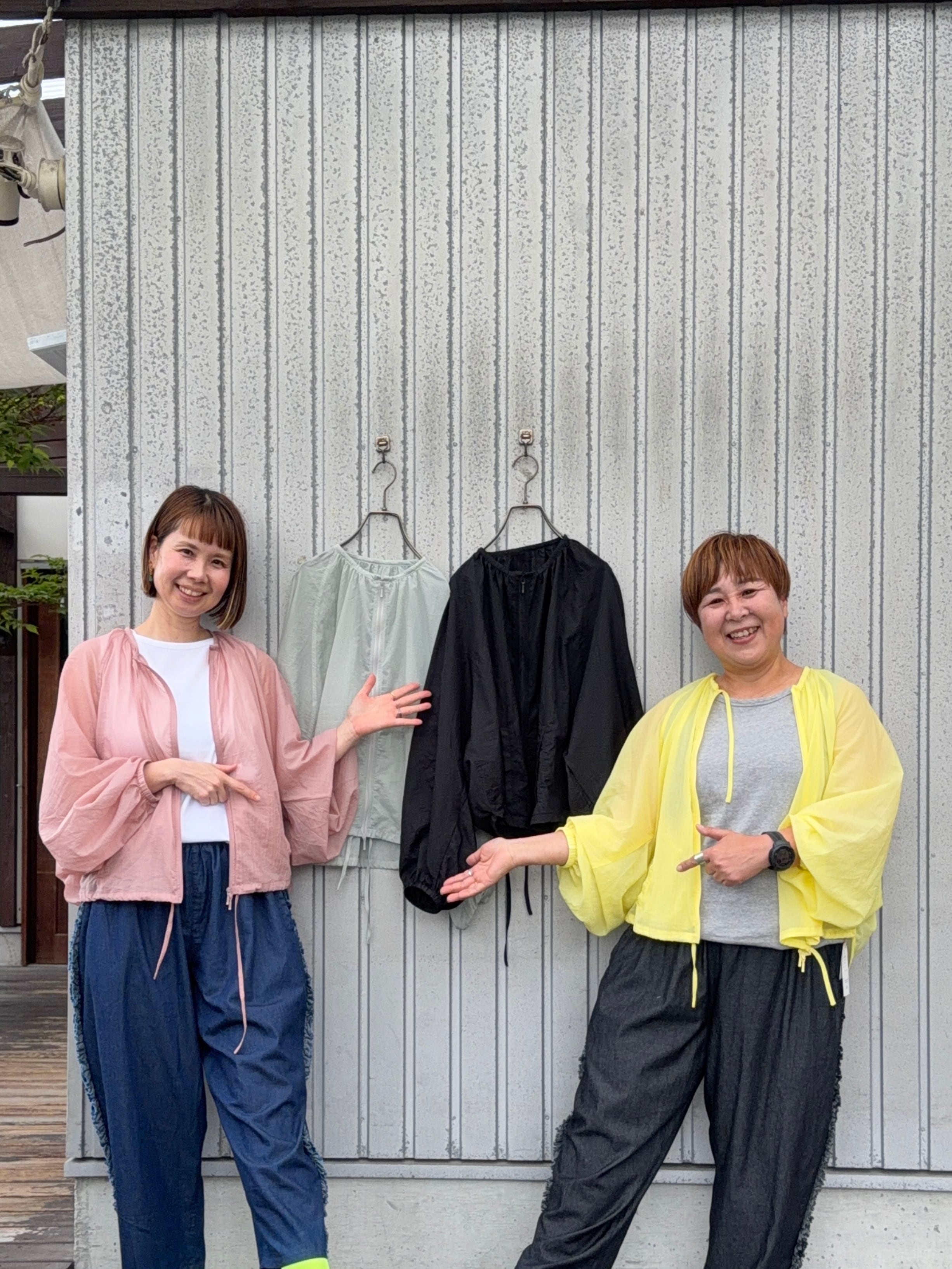 ギャザーたっぷりシアージップアップジャケット/Mao made'26SS/621306