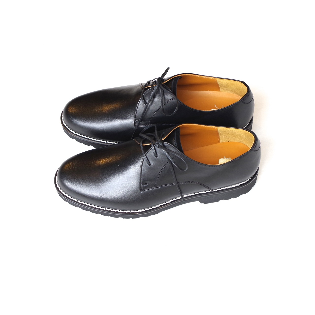 TOMOTAKA  Black French Service Shoes