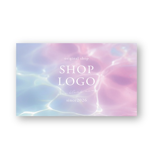 アクセサリー台紙 名刺 ショップカード ネイルチップ台紙｜100枚 両面印刷｜名入れ無料・QR対応｜選べる書体｜cd_00458