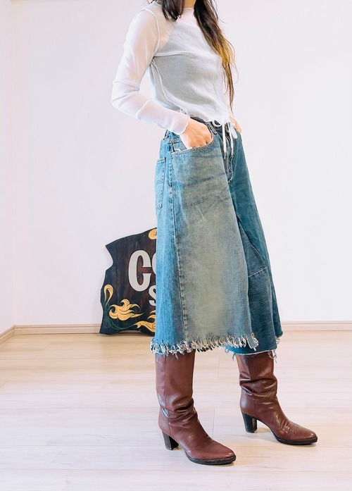 Levi's リメイクハーフパンツ　ウエスト90cm