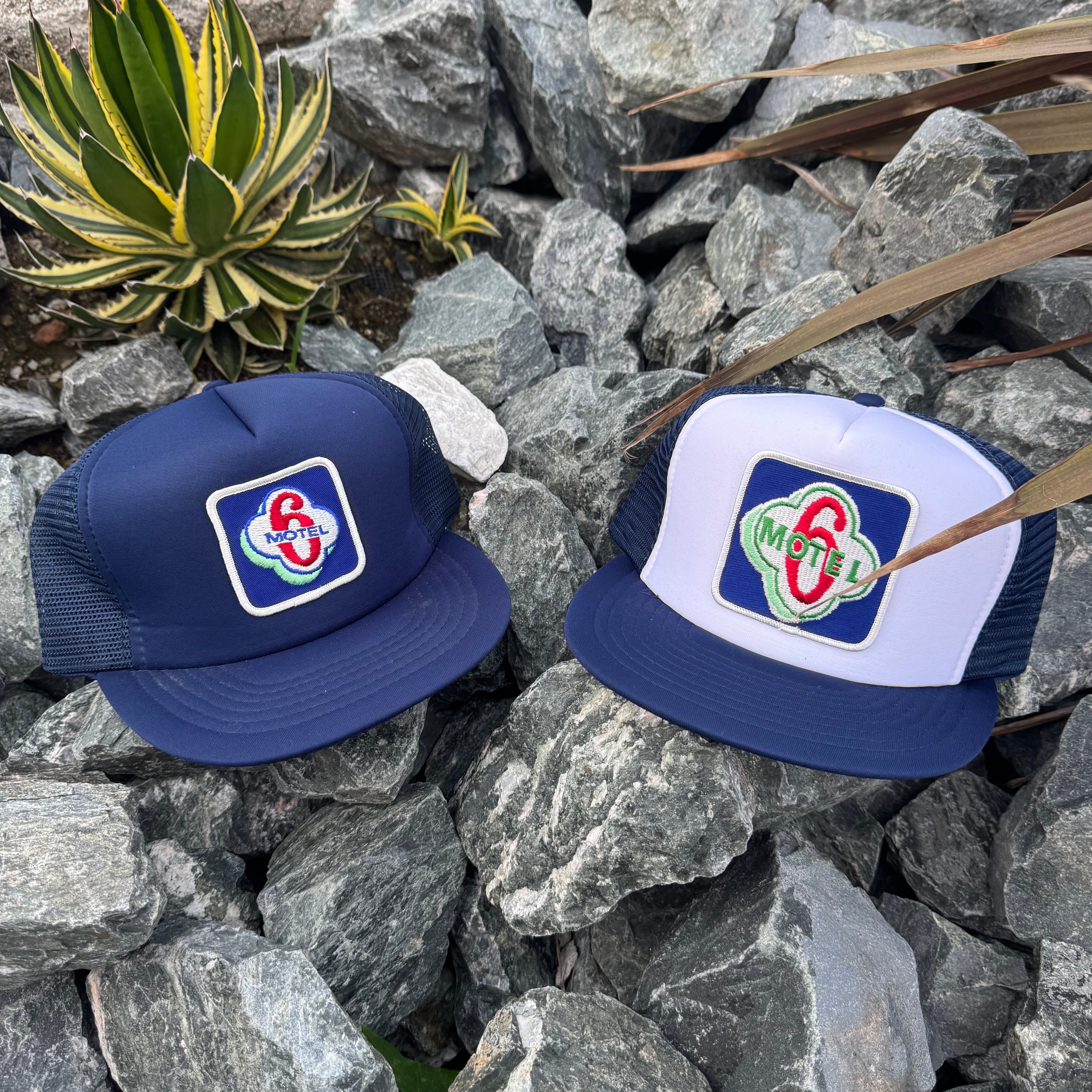 1990s Deadstock “Motel 6" Employee Mesh Cap trucker hat