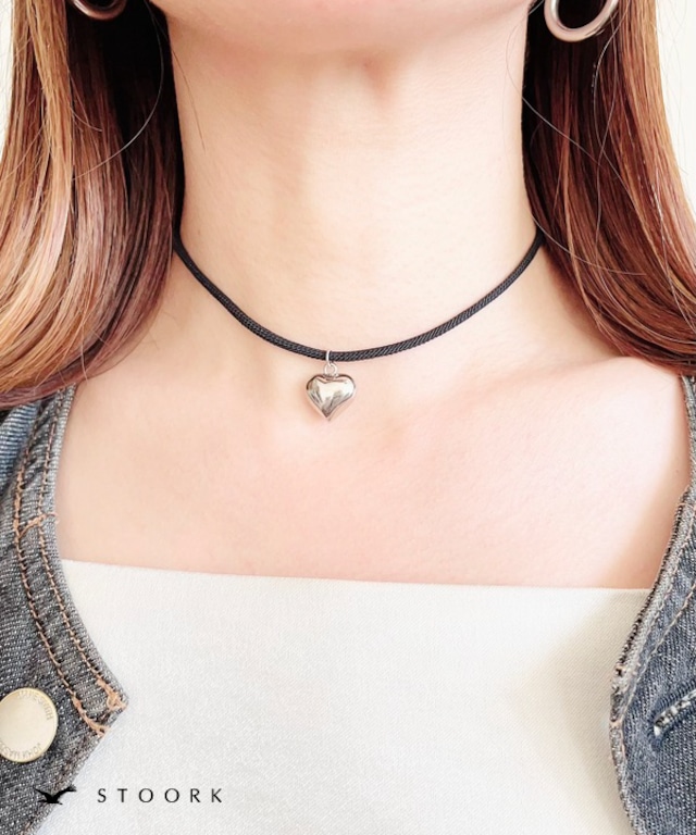 s925 Heart Choker