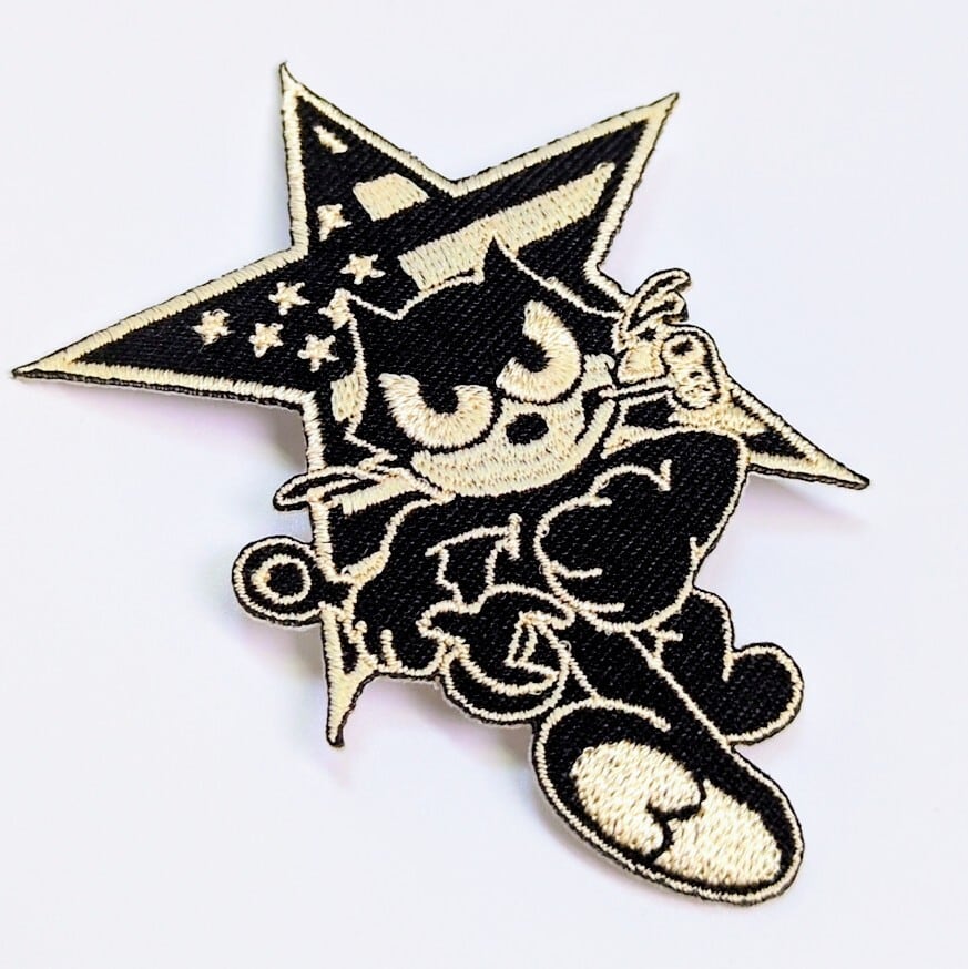 送料無料！ ☆刺繍アイロンワッペン☆【 Felix the Cat （フィリックス