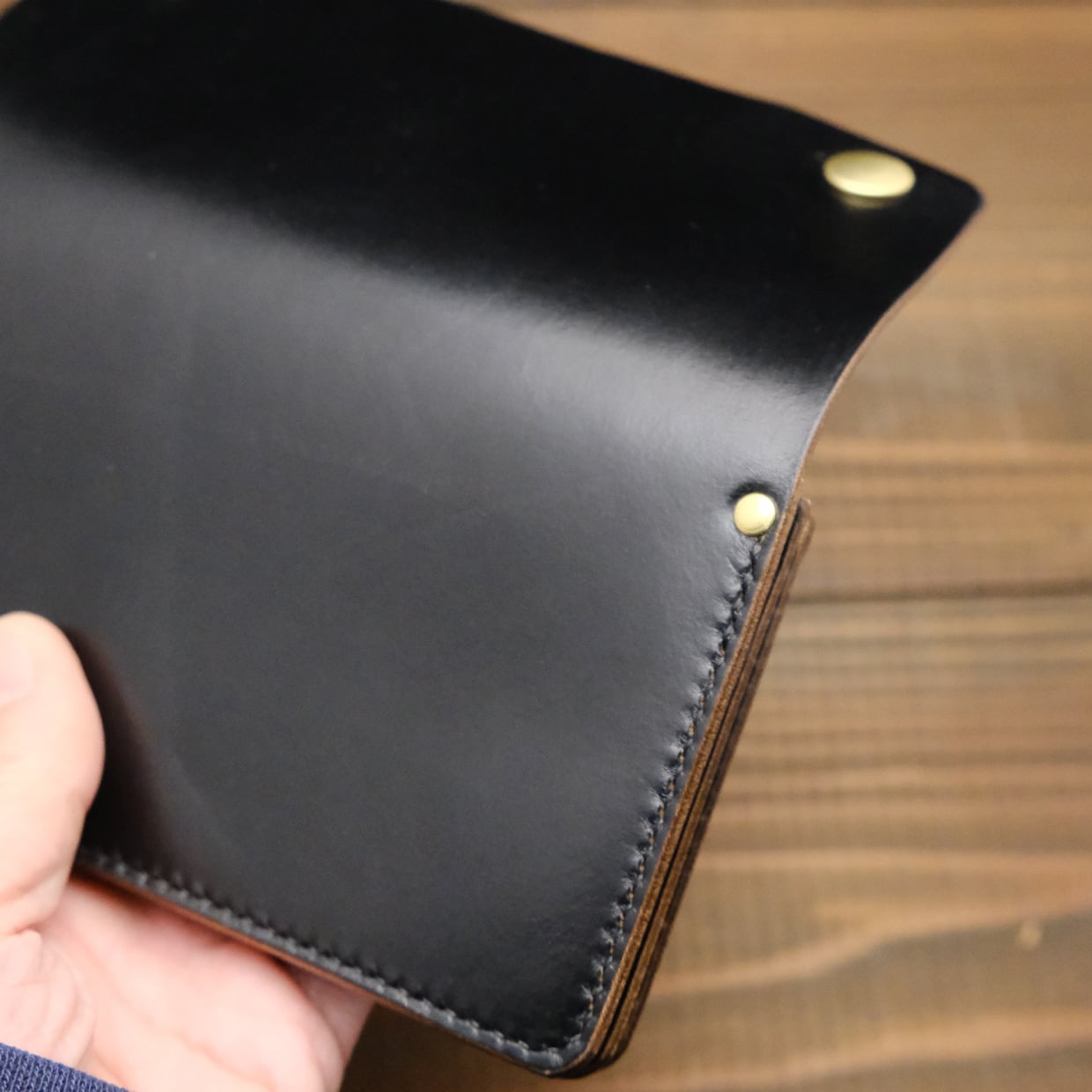 トラッカーウォレット T3 クロムエクセルBK-G HORWEENスタンプ | B.G.