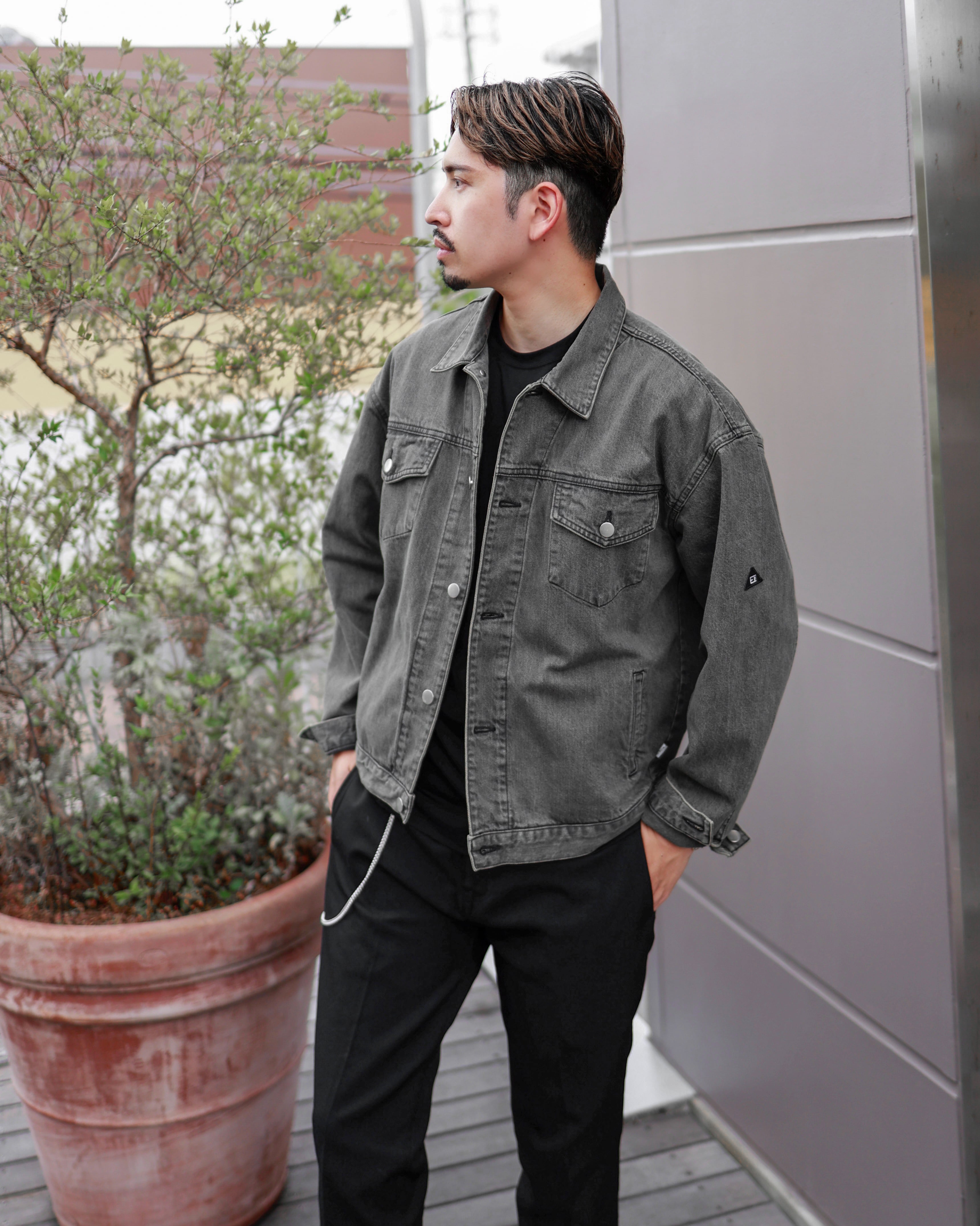【たける】eurokenvy 岡山製 ビンテージオバーデニムジャケット KV-571】Okayama Denim Vintage Over Jacket【オーバーシルエット