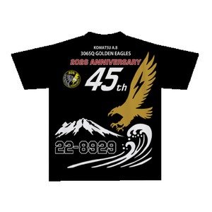 2026 45周年記念 306飛行隊F-15スペマTシャツ S